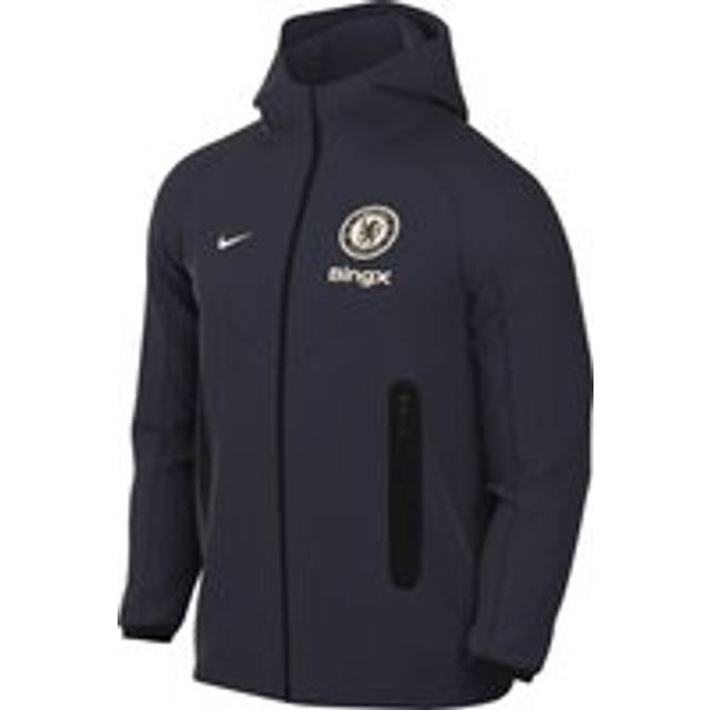 Nike Chelsea Top CFC M Nk Tch FLC Fz Wr HDY, obsidian/Guava Ice, FZ4175-452, S