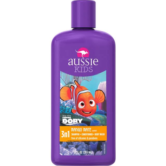 Aussie Mango Mate Kids 3 in 1 Shampoo & Conditioner 12 Fl Oz