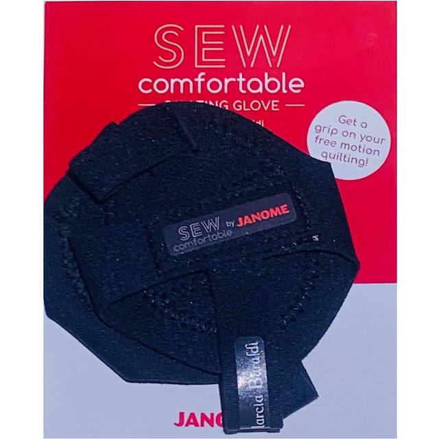 Janome Sew Comfortable Quilting Gloves by Marcia Baraldi