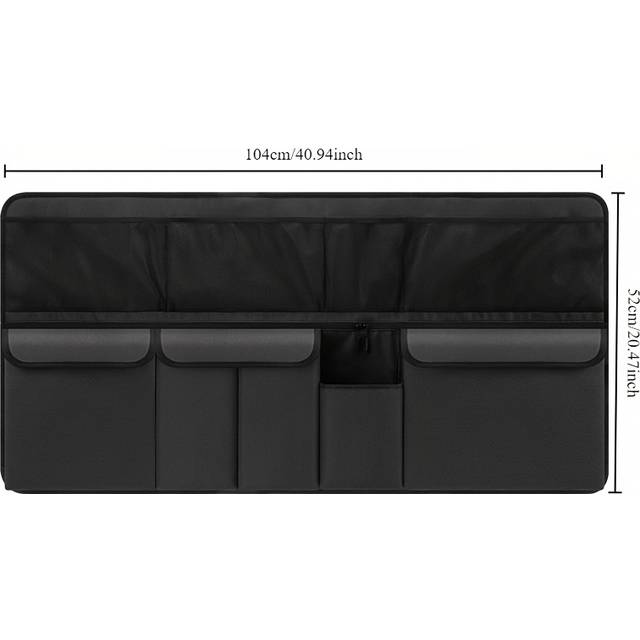 TEMU Large Car Organizer - Convenient Storage Net Bag For Accesscompatible Vehicles