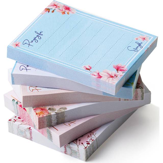 "Mr. Pen- Small Lined Sticky Notes  1.5""""x 2""""  6 Pads  60 Sheets  Small Floral Sticky Notes  Mini Sticky Notes Small  Sticky Note Pads  Colored Sticky"