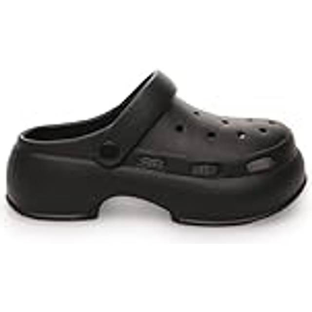 (3/4 UK, Black) Women Garden Anti-Slip Clogs Pool Walking Sandal