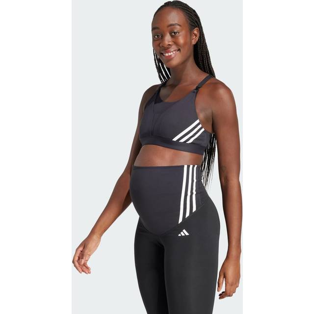 Powerimpact Luxe Medium-Support Maternity Bra - Black - 2XS (C-D)
