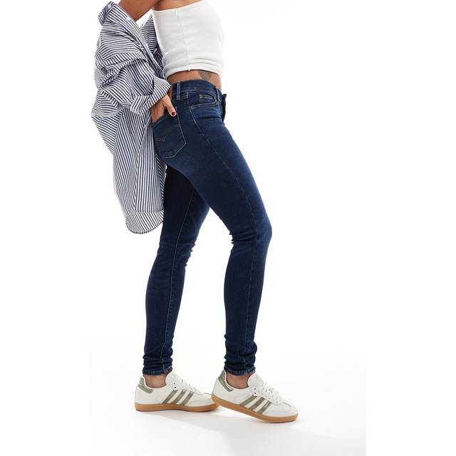 Levi's – 710 – Mörkblå superskinny jeans-Marinblå
