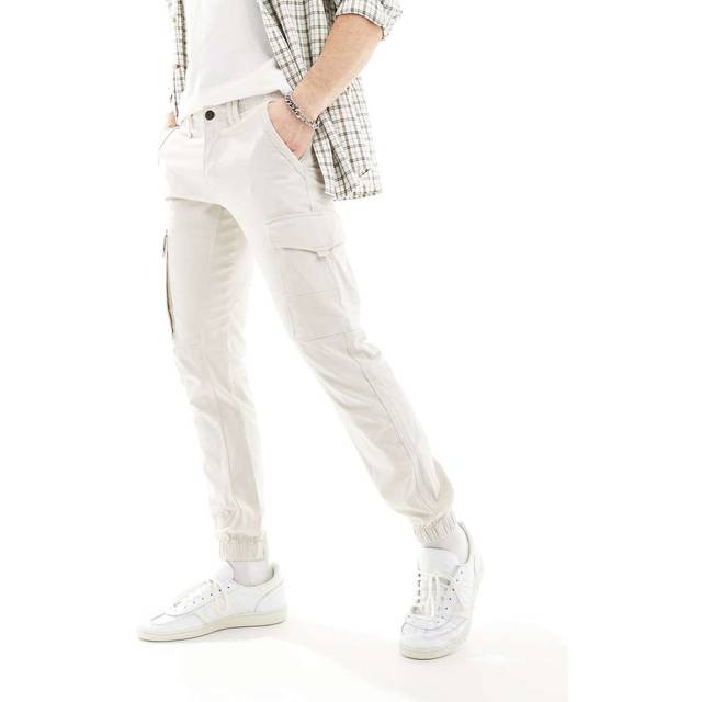 Trousers cargo Jack & Jones Paul Flake - Beige - 33x36