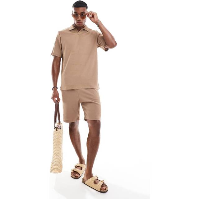 JACK & JONES Jpstkane Jjvalencia Sweat Shorts Gms |Beige |L
