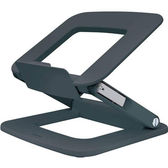 Leitz Ergo Adjustable Multi-angle Laptop Stand, 80% Recycled Plastic, Grey