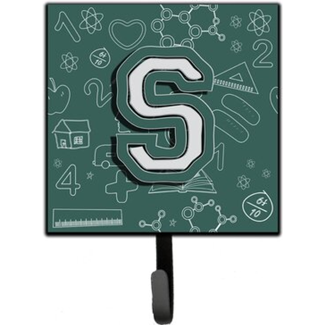 """""Caroline's Treasures CJ2010-SSH4 Letter S Back To School Initial Leash or Key Holder  Small  Multicolor"""""