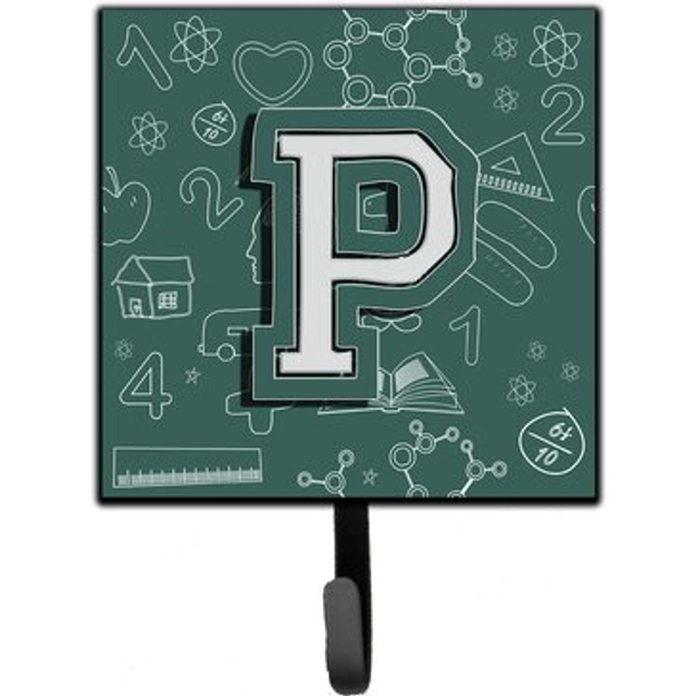 """""Caroline's Treasures CJ2010-PSH4 Letter P Back To School Initial Leash or Key Holder  Small  Multicolor"""""