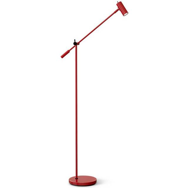Belid Cato golvlampa 134 cm Blank rubinröd-mattsvart - Röd