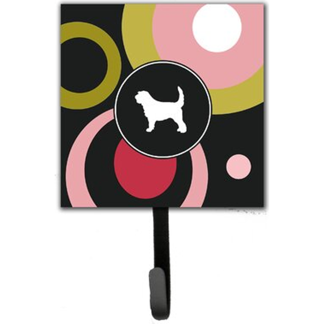 """""Caroline's Treasures KJ1143SH4 Otter Hound Leash Holder or Key Hook  Small  Multicolor"""""