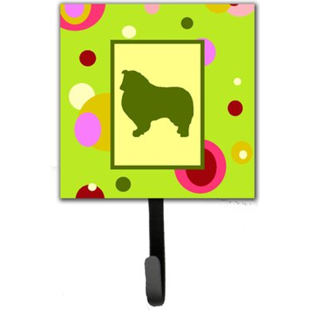 """""Caroline's Treasures CK1128SH4 French Bulldog Leash Holder or Key Hook  Small  Multicolor"""""