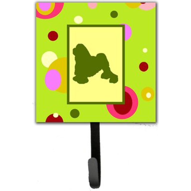 """""Caroline's Treasures CK1140SH4 Lowchen Leash Holder or Key Hook  Small  Multicolor"""""