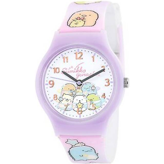 [Sunflame] J-Axis Sumikkogurashi Plastic Watch CX2A0006-PU Women's Purple
