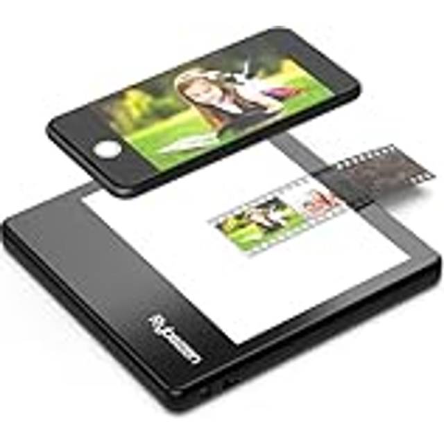Rybozen Ultra-Thin Portable Slide Scanner 5 x 4 Inches LED Light Panel Photo Slides Negatives and Film Viewer