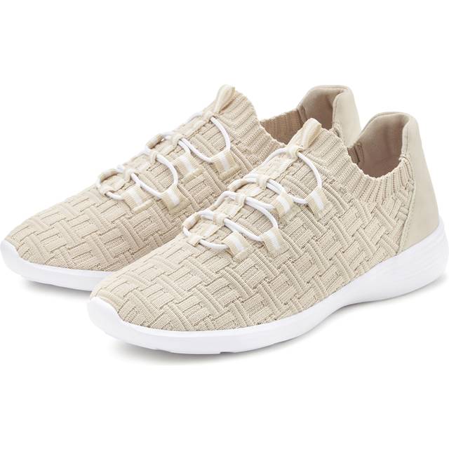 Vivance Vegan Slip-On Trainers - Beige