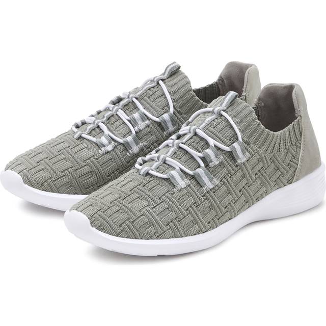 Vivance Vegan Slip-On Trainers - Sage