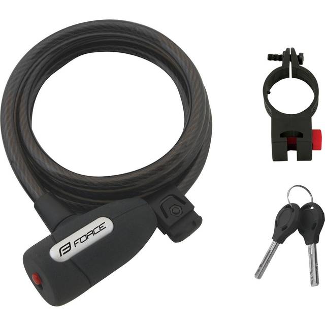 Force Wirelås 1500 x 10 mm - Svart