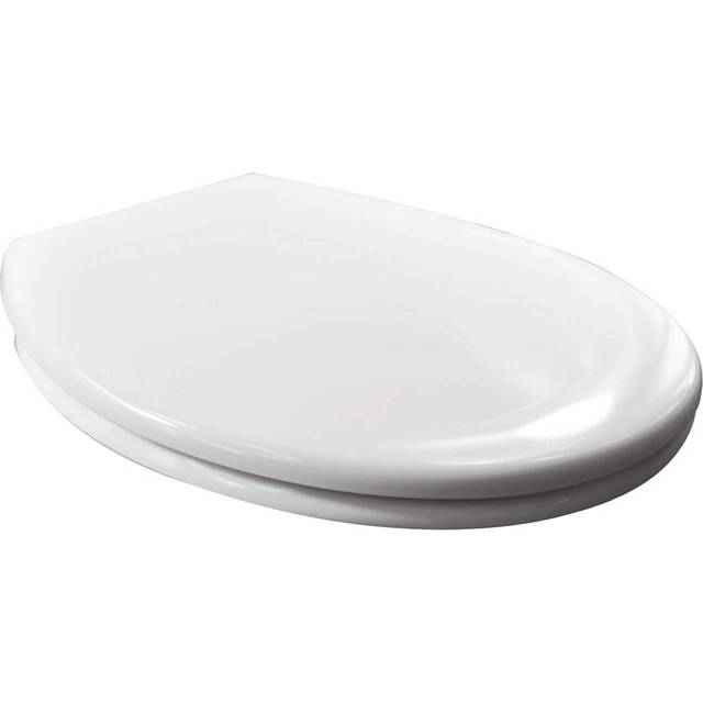 Woltu - Heavy Duty Soft Close Quick Release Toilet Seat with Top Fixing Fittings.White