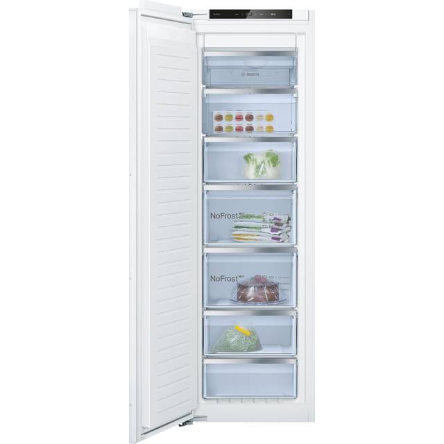 Bosch Serie | 6 GIN81ACE0 - Frys - upprätt - inbyggd - fördjupning - bredd: 56 cm - djup: 55 cm - höjd: 177.5 cm - 212 liter - Klass E