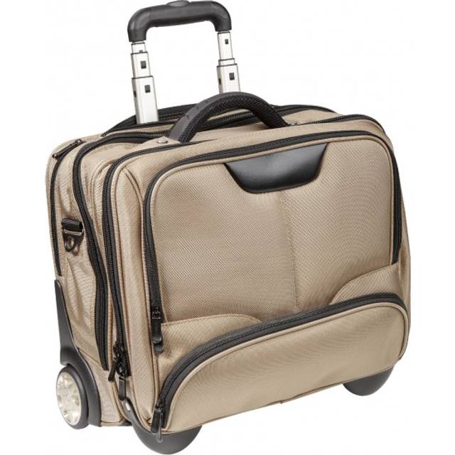 Dermata 2 wheels Business trolley 41 cm Laptop compartment gold colored
