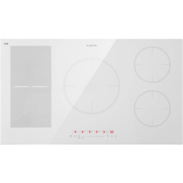 Klarstein Induction Hob, 9000W Electric Hob Induction Cooker, 5 Ring Electric Pan Hob, Built-In Table Top Cookers w/ 5 Hobs, Touch Control, Induction