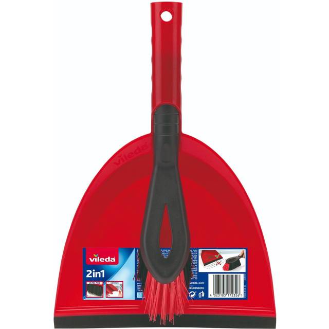 Vileda 2 In 1 Dustpan & Brush Set
