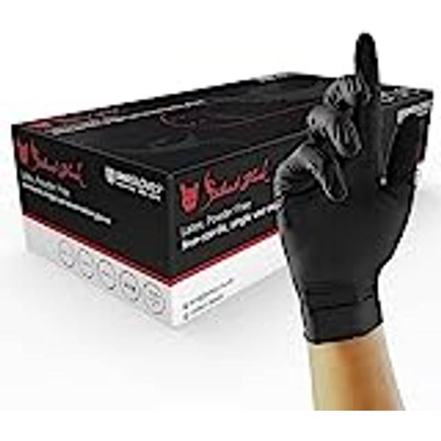 Unigloves Select Black Latex Gloves