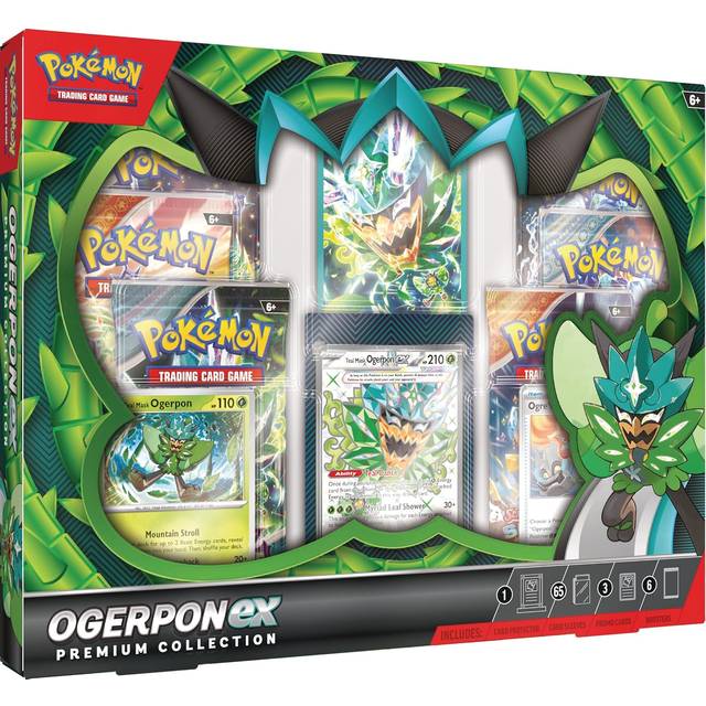 Pokemon ex Box: Ogerpon ex Premium Collection (2024) (6 Boosters)