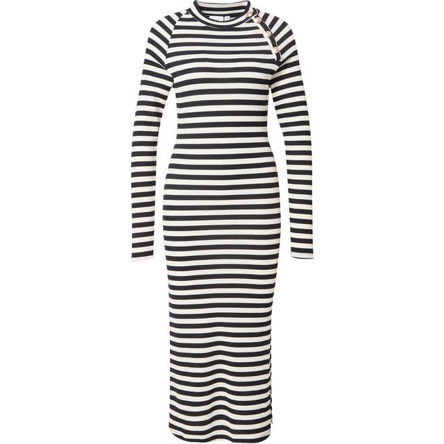 High Neck Midi Dress