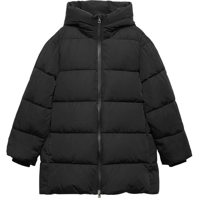 Mango Tokyo Water Repellent Quilted Coat