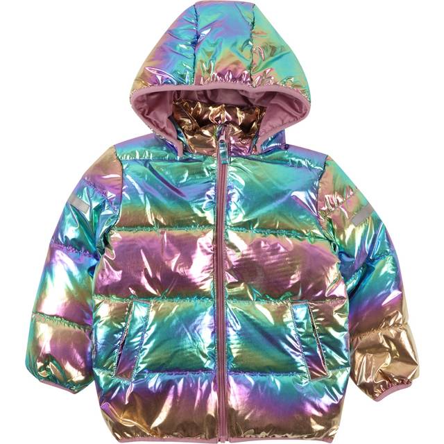 Glossy padded jacket