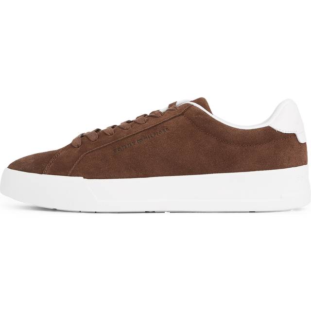 Suede Court Trainers