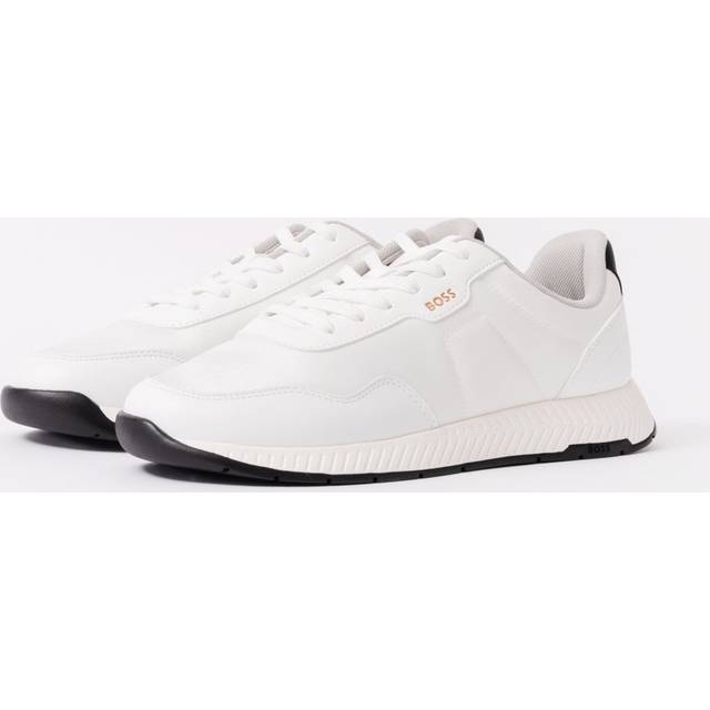 BOSS Titanium Runner Trainers White