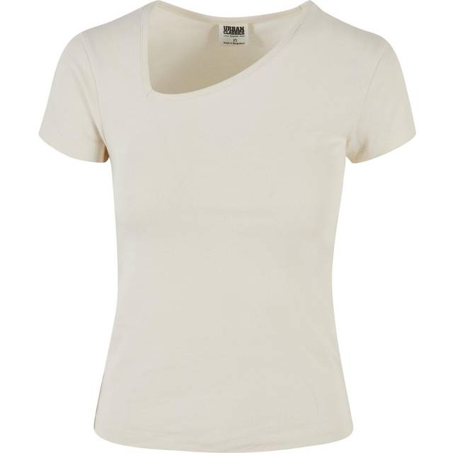 UC Ladies UC Organic Asymmetric Neckline Tee Beige / 5XL T-shirt