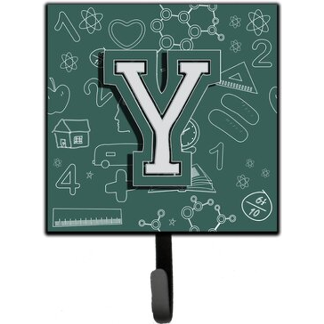"""""Caroline's Treasures CJ2010-YSH4 Letter Y Back To School Initial Leash or Key Holder  Small  Multicolor"""""