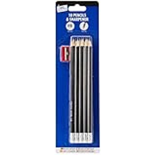 Just stationery HB Pencil with Sharpener (Pack of 10)