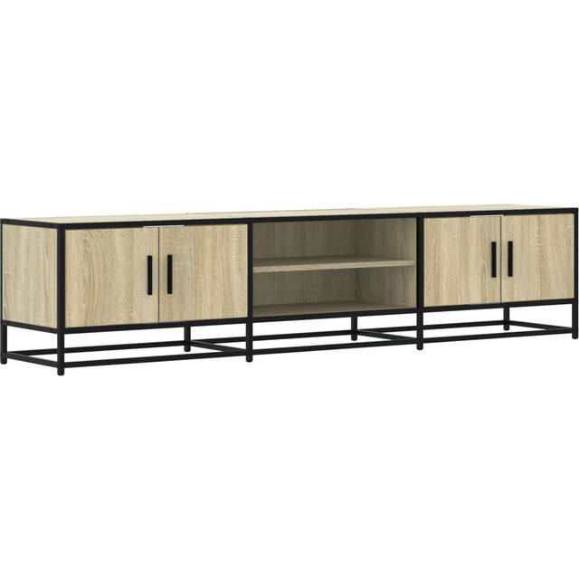 vidaXL TV Cabinet Sonoma Oak 180x35x41 cm Engineered Wood - Brown