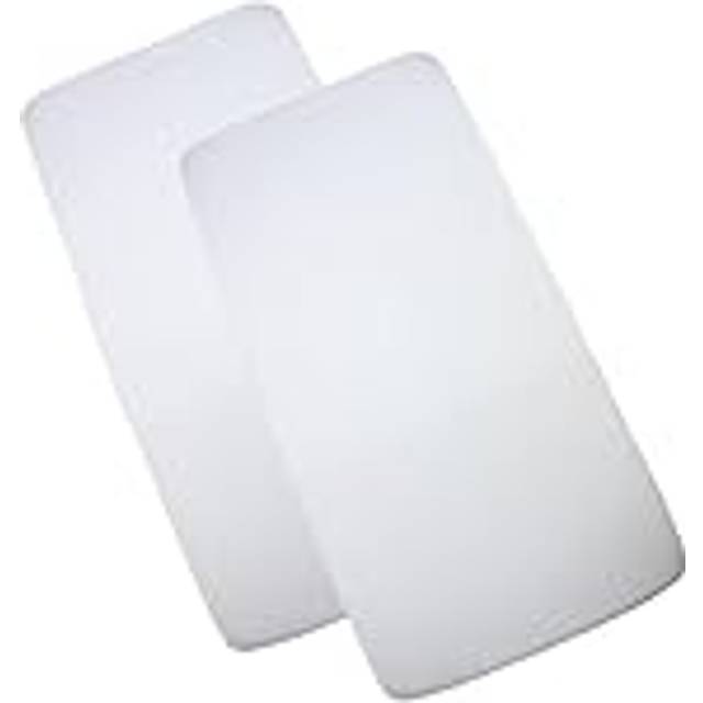 Babyprem 2 x fitted cotton crib sheets nursery bedding cradle pram 40 x 90 cm