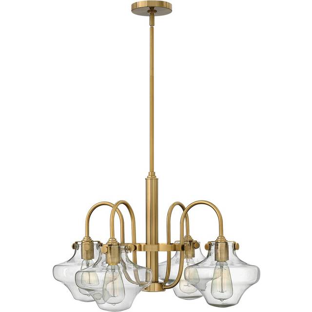 Redfern 4-Light Shaded Chandelier - Brushed Caramel (40.6cm H X 68.6cm W X 68.6cm D)