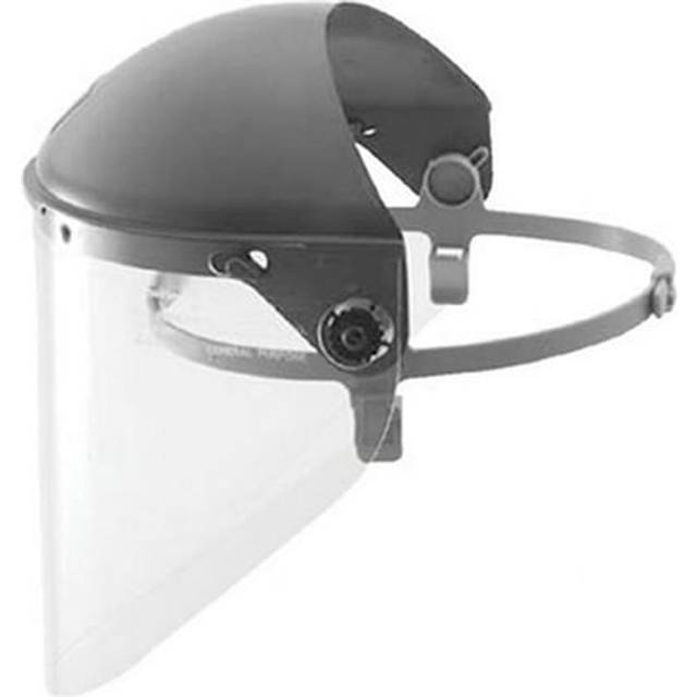 Fibre-Metal Hard Hat F4400 Visor Mount for Hard Caps and Hats  Grey/Bl