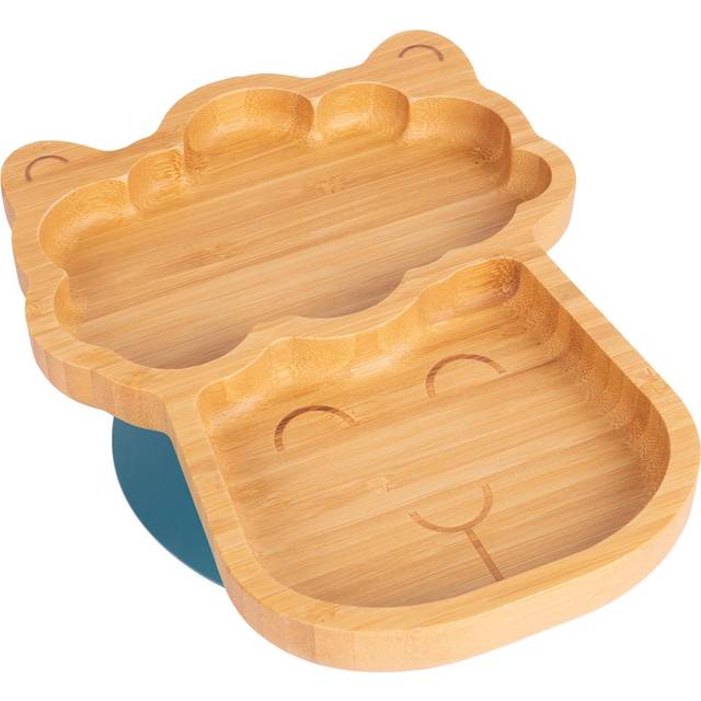 Lenny The Llama Bamboo Suction Plate - Navy