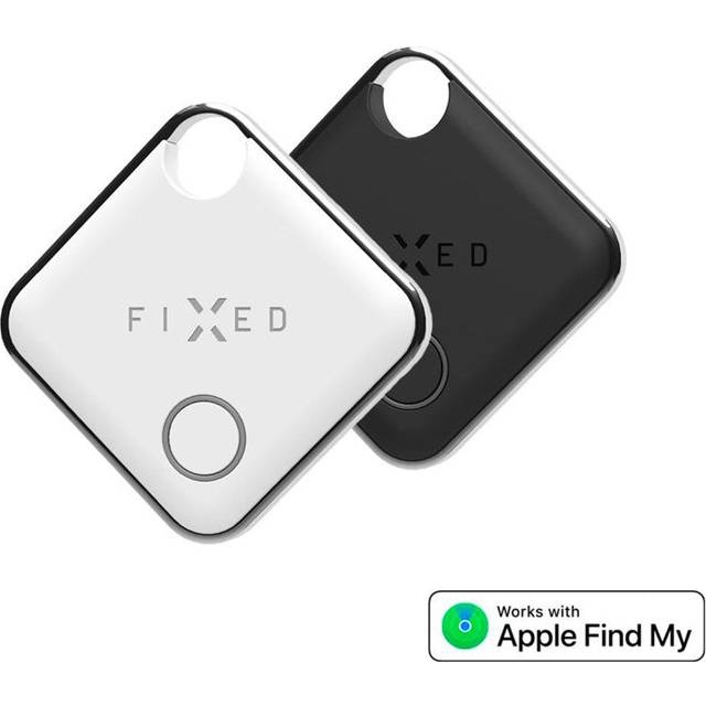 FIXED - Smart sporer - mærke med Find My support, 2 stk. - sort, hvid