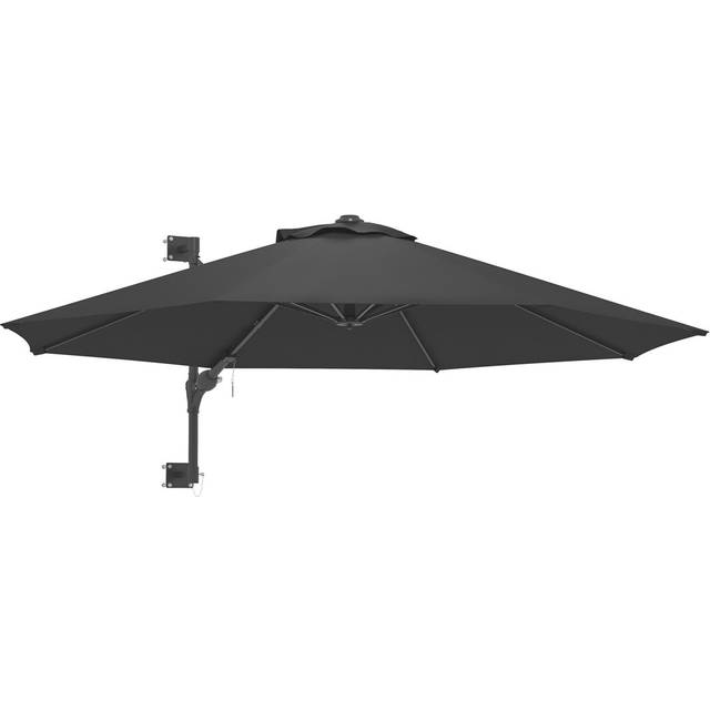 Brigston 2.9m Wall Mounted Parasol (292cm W X 292cm D)