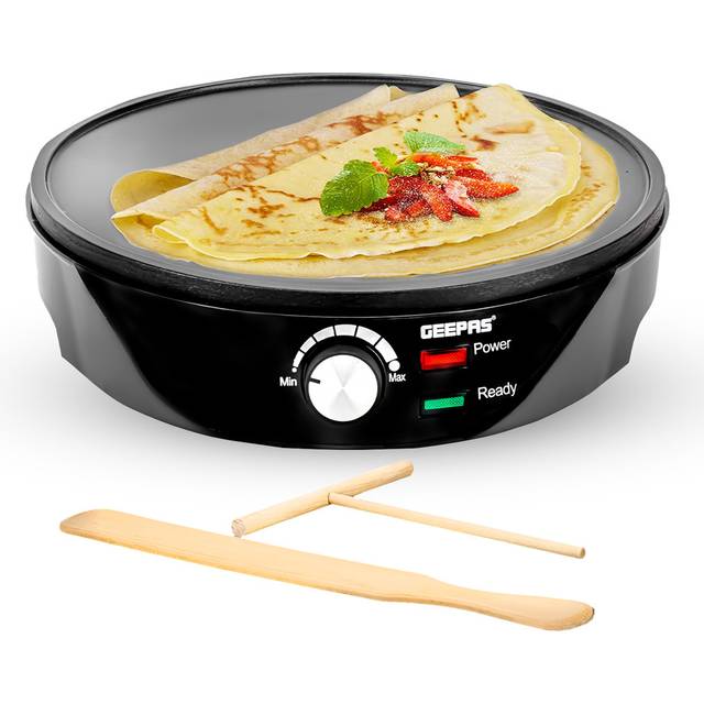 Non-Stick Crepe Machine With Wooden Utensils