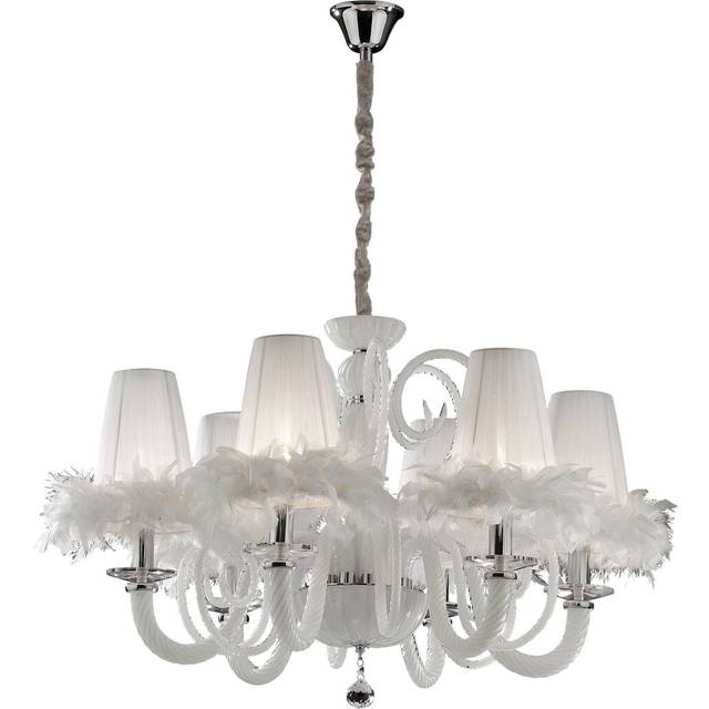 Evelin 6-Light Shaded Chandelier (120cm H X 90cm W X 90cm D)