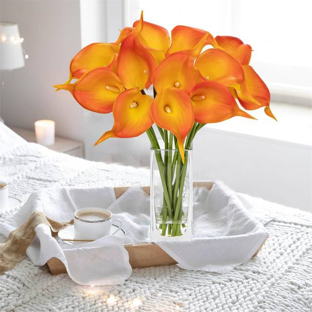 Arrangement in Vase - Orange