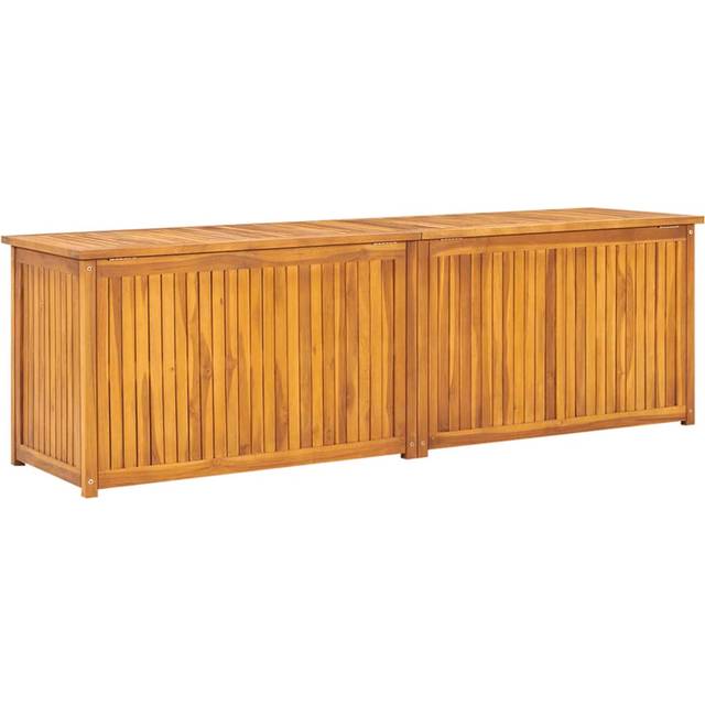Garden Box 175X50x55 Cm Solid Wood Teak - Brown (55cm H X 175cm W X 50cm D)