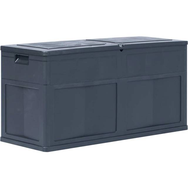 META 320L Gallon Plastic Lockable - Black (60cm H X 119cm W X 46cm D)