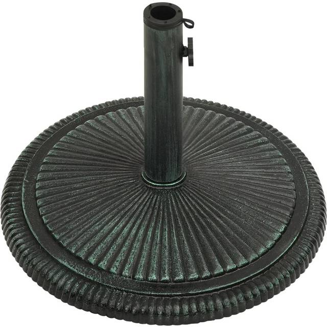 Guenther Cast Iron Free Standing Umbrella Base - Green (30cm H X 45cm W X 45cm D)